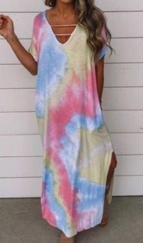 Kimberly ✨✨ tie dye maxi dress​​​​