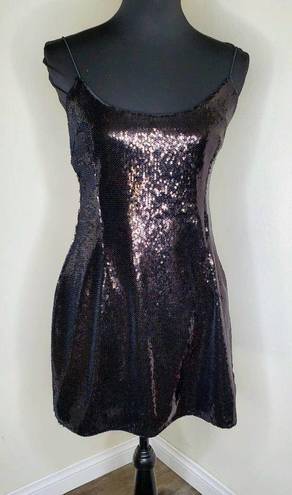Pretty Little Thing Black Sequin Dress