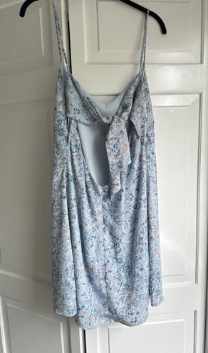 Blue Paisley Dress Size L