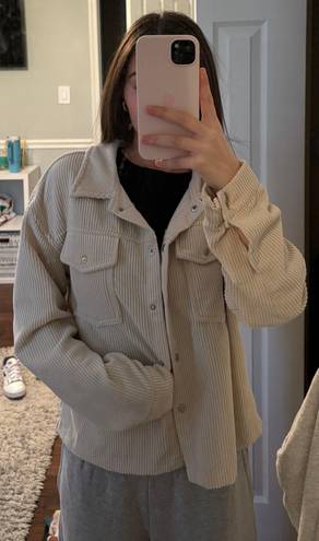 Corduroy Jacket Tan