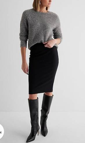 EXPRESS High Waisted Pencil Midi Skirt