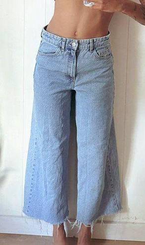 Zara Highwaisted Wide Leg Jeans