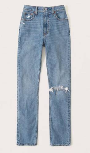 Abercrombie & Fitch Abercrombie Curve Love Ultra High Rise 90s Slim Straight Jean