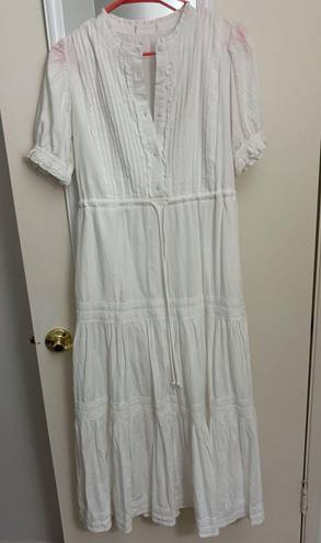 Lilly Pulitzer Lily Pulitzer White Tiered Maxi Sundress