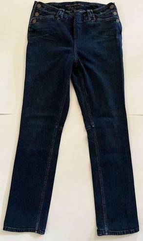 Krass&co Lauren Jeans  Ralph Lauren Women 10 Stretch Straight Leg Jeans Side Button Fly