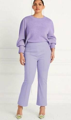 Hill House New  The Claire Pant Lavender Stretch Cotton Size Medium