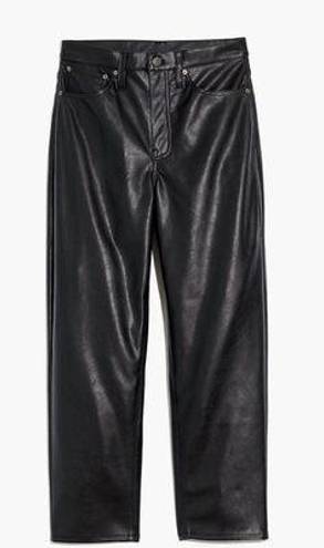 Madewell Faux Leather Jeans