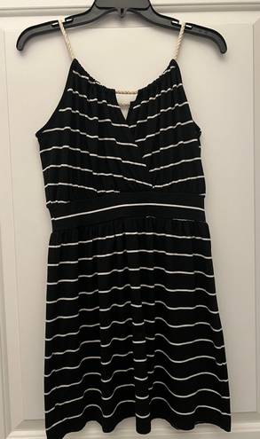 One Clothing Black Striped Dress