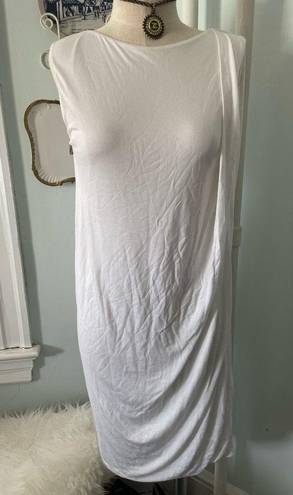 Vince  WOMENS SLEEVELESS DRAPED WHITE DRESS WHITE Grecian