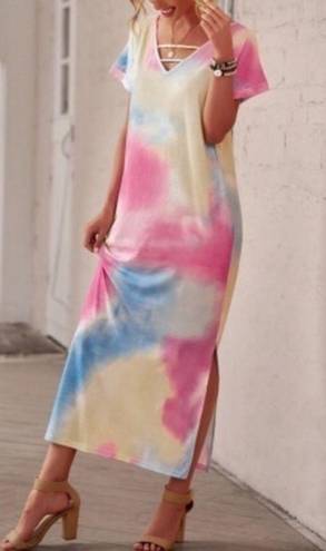 Kimberly ✨✨ tie dye maxi dress​​​​