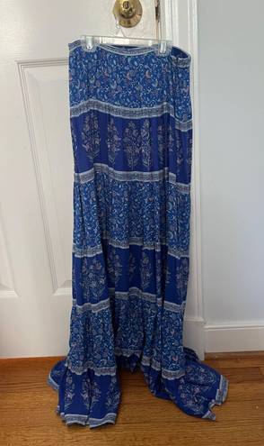 R. Vivimos Maxi Skirt Blue