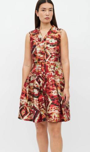 Oscar de la Renta Like new  silk pleated dress