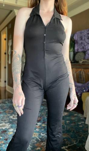 One Piece Black Jumpsuit Medium