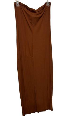 See You Monday  Brown strapless Dress Size X-Large NWT