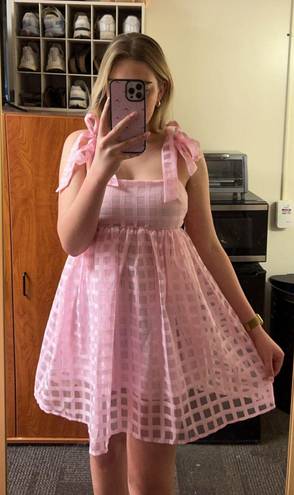 Boutique Pink Babydoll Dress