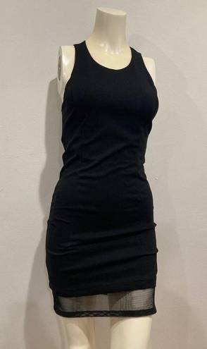 Lucy Paris  Women's Sleeveless Little Black Dress Bodycon Size Small Eu 38 Mesh