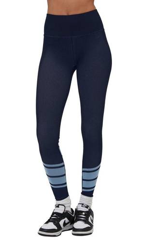 Spiritual Gangster LoveSculpt Jacquard Legging - Midnight Sky/Bluebird Day - M/L