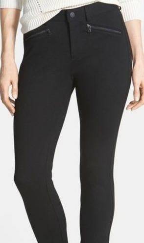 NYDJ  Synthetic Ponte HIgh Rise Legging Pants Black Size 2