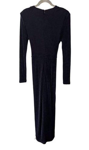 Misha Collection NWT  Francis Slinky Jersey Midi Dress in Navy