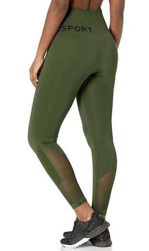 DKNY NWOT:  Women's High Waist Seamless Leggings in Dark Green; XS