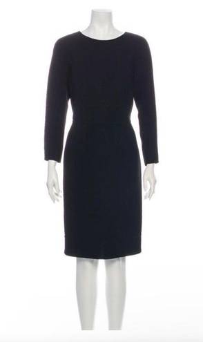 Oscar de la Renta  SZ 10 black wool Dress