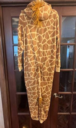 Xhilaration Giraffe Ladies Hooded Size XL/XXL Onsie Loungewear Pajamas