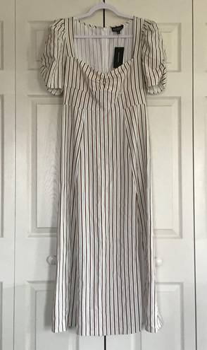 Danielle Bernstein Striped Maxi Dress