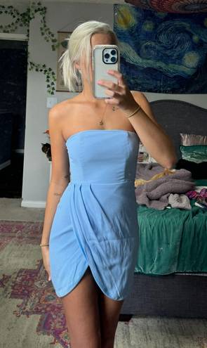 superdown Light Blue Mini Dress