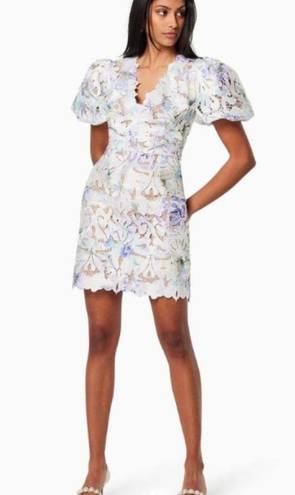 Elliatt  Seville Lace Mini Dress in Spring Multi