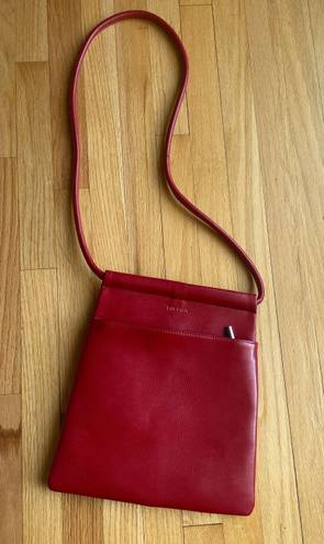 Tuci Italia leather crossbody bag Red