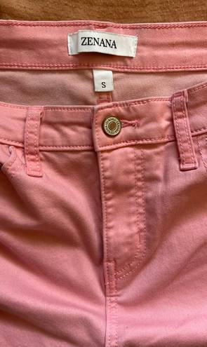 Zenana Outfitters Pink Flare Jeans