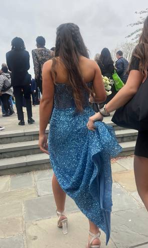 Scarlett Portia& Blue Prom Dress