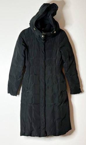 Cole Haan  Signature Hooded Down & Feather Jacket Parka Coat Black XS