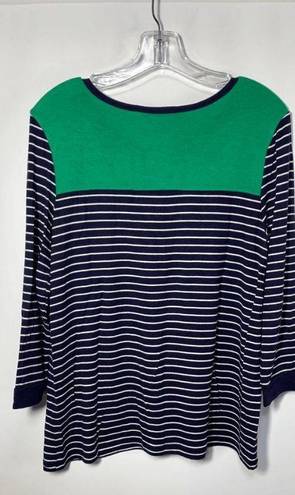 Market & Spruce Spruce & Market 3/4 Sleeve Top Size M