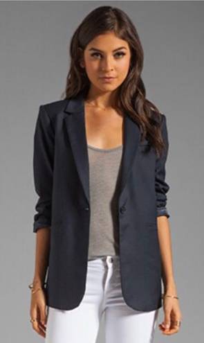 Elizabeth and James  heather blazer in classic navy 