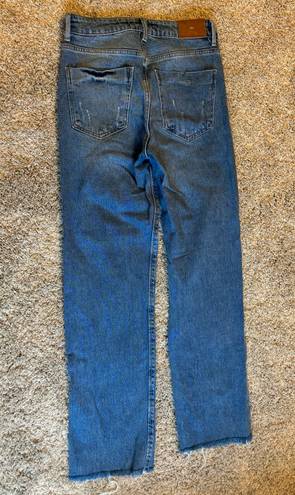 ZARA Dark Blue Wash Straight Jean Pant