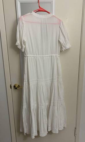 Lilly Pulitzer Lily Pulitzer White Tiered Maxi Sundress