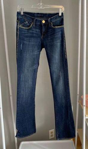 Rock & Republic Studded Kasandra Bootcut Jeans-dark wash-size 2