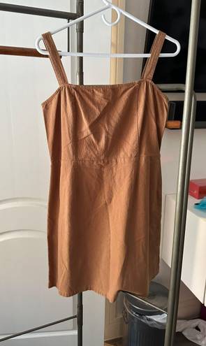 Kendall + Kylie  Tan Dress