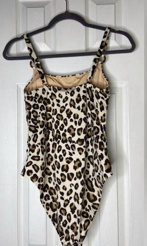 Spell & The Gypsy Collective  Bodhi One Piece Leopard Print Swimsuit Medium NWT