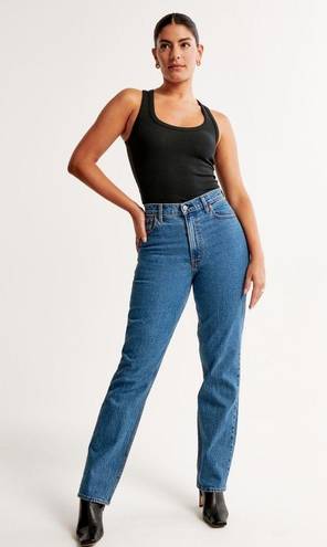 Abercrombie & Fitch  the 90’s straight ultra high rise denim 27/4s Curve Love