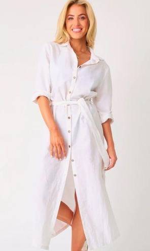 Kittenish Sand Dunes Button Down Coverup