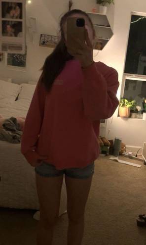 Hollister pink crew neck