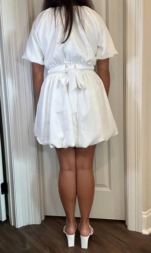 TCEC White Bride To Be Mini Dress