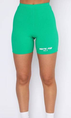 White Fox Boutique Offstage Biker Shorts 