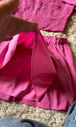 Le lis Pink Matching Set - Skirt And Top