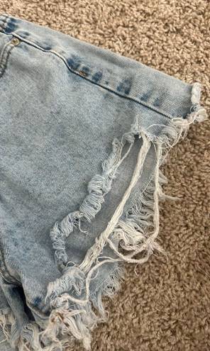 Princes Polly Distressed Denim Shorts Size 2