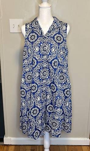 Tuckernuck  Del Mar Medallion Sleeveless Charlie Dress New Size Small