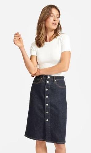 Everlane  The Denim Pencil Skirt