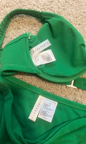 Sanctuary Green Bikini With Knot In The Front